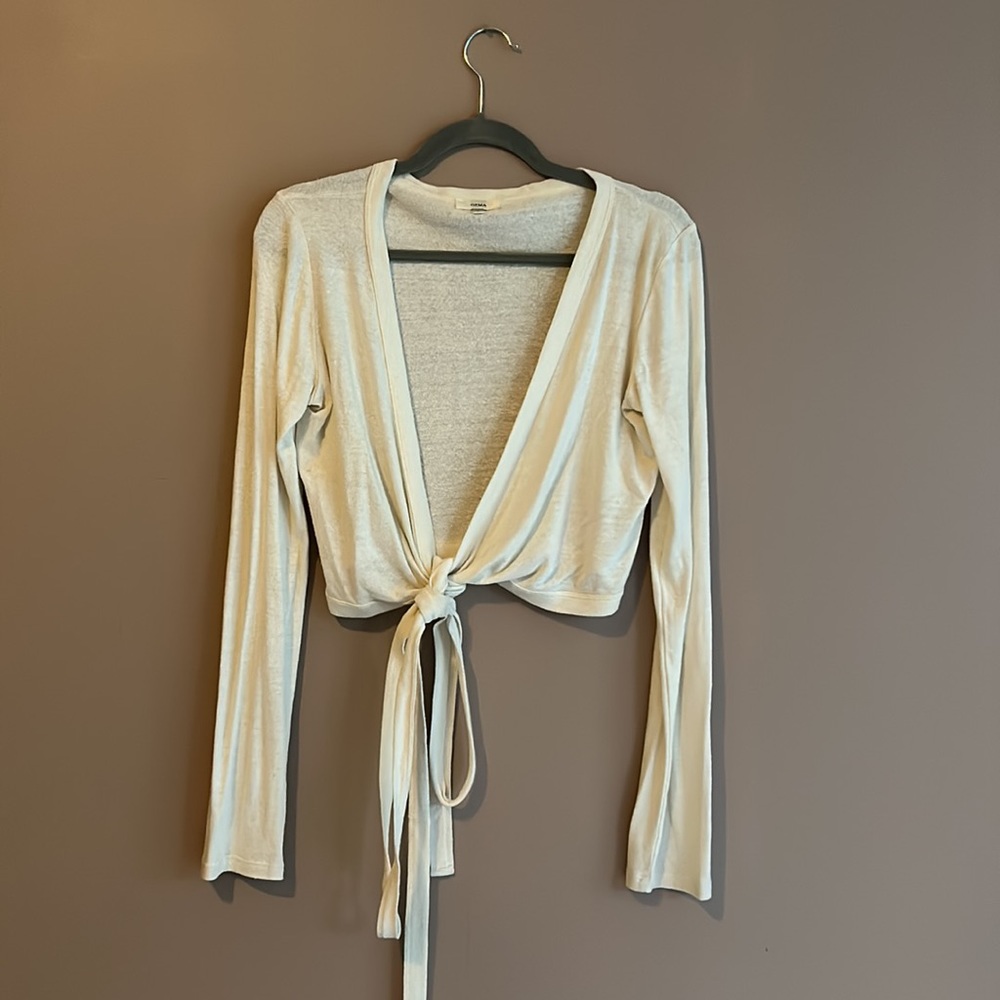 Ozma Raw Silk Dance Wrap Top